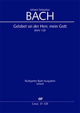 Cantata No. 129 SATB Full Score cover